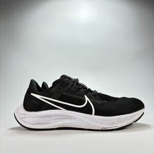 Nike Air Zoom Pegasus 38 Black White Running Shoes CW7358-002 Women's Size 8.5